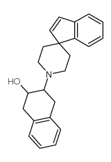 1'-(2-hydroxy-1,2,3,4-tetrahydronaphth-3-yl)spiro(1H-indene-1,4'-piperidine)结构式