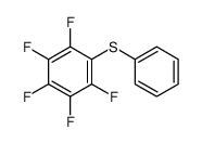 1,2,3,4,5-pentafluoro-6-phenylsulfanylbenzene Structure