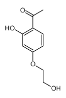 1-[2-hydroxy-4-(2-hydroxyethoxy)phenyl]ethanone结构式