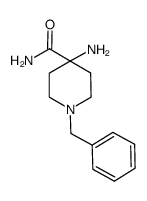 4-氨基-1-苄基哌啶-4-甲酰胺结构式