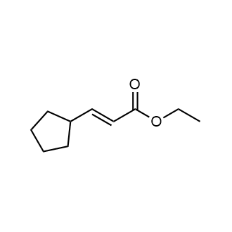 (E)-3-环戊基丙烯酸乙酯结构式