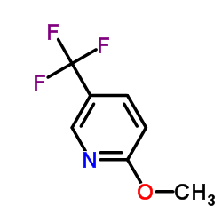 2-甲氧基-5-三氟甲基吡啶结构式