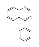 Quinazoline, 4-phenyl- Structure