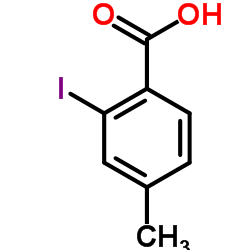 2-碘-4-甲基苯甲酸结构式