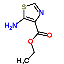 5-氨基噻唑-4-甲酸乙酯结构式