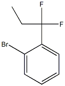 1-溴-2-(1,1-二氟丙基)-苯结构式
