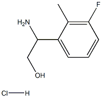 2-AMINO-2-(3-FLUORO-2-METHYLPHENYL)ETHAN-1-OL HYDROCHLORIDE Structure