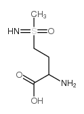 DL-蛋氨酸 DL-砜亚胺结构式