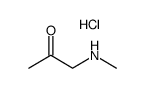 1-(甲基氨基)丙-2-酮盐酸盐结构式