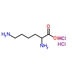 DL-赖氨酸-ε-15N二盐酸盐结构式