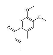 1-(4,5-dimethoxy-2-methylphenyl)but-2-en-1-one结构式