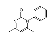 4,6-dimethyl-1-phenylpyrimidin-2-one Structure
