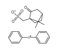 Diphenyl iodonium salt with 7,7-dimethyl-2-oxobicyclo[2.2.1]heptane-1-methanesulfonic acid(1:1) Structure