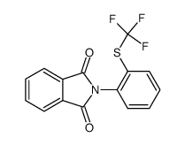 N-(2-trifluoromethylsulfanyl-phenyl)-phthalimide结构式