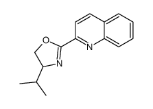(S)-4-Isopropyl-2-(quinolin-2-yl)-4,5-dihydrooxazole Structure
