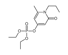 diethyl (2-methyl-6-oxo-1-propylpyridin-4-yl) phosphate结构式