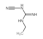 Guanidine,N-cyano-N'-ethyl- Structure