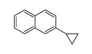 2-cyclopropylnaphthalene Structure