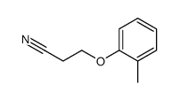 3-(2-Methylphenoxy)propanenitrile结构式