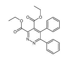 DIETHYL 5,6-DIPHENYL-3,4-PYRIDAZINEDICARBOXYLATE Structure