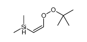 2-tert-butylperoxyethenyl(dimethyl)silane Structure