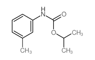 N-(间甲苯)氨基甲酸异丙酯结构式