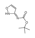 N-3-异恶唑氨基甲酸叔丁酯结构式
