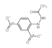 Acetic acid,2-(2,4-dinitrophenyl)hydrazide Structure