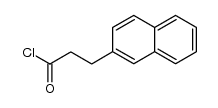 3-[2]naphthyl-propionyl chloride Structure