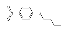 n-butyl(4-nitrophenyl) sulfane结构式