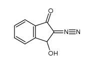 2-diazo-3-hydroxy-1-indanone Structure