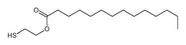2-sulfanylethyl tetradecanoate结构式