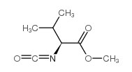 (S)-(-)-2-异氰酰基-3-甲基丁酸甲酯结构式
