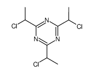 2,4,6-tris-(1-chloro-ethyl)-[1,3,5]triazine结构式