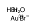 溴金酸 水合物结构式