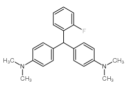 bis(4-n,n-dimethylamino-phenyl)-(2-fluorophenyl)-methane Structure