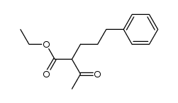 2-acetyl-5-phenyl-valeric acid ethyl ester结构式