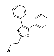 2-(2-bromo-ethyl)-4,5-diphenyl-oxazole Structure