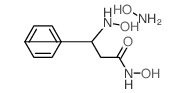 N-hydroxy-3-(hydroxyamino)-3-phenyl-propanamide; hydroxylamine结构式