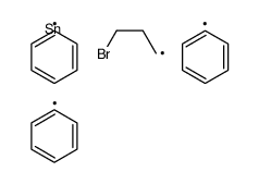 3-bromopropyl(triphenyl)stannane结构式