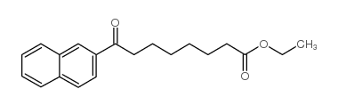 ETHYL 8-(2-NAPHTHYL)-8-OXOOCTANOATE结构式