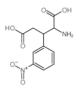 D-Glutamic acid,3-(3-nitrophenyl)-, (3S)-rel- (9CI) Structure