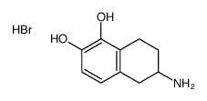 2-氨基-5,6-二羟基-1,2,3,4-四氢萘溴酸盐结构式