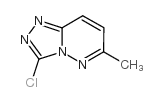 3-氯-6-甲基-[1,2,4]三唑并[4,3-b]哒嗪结构式