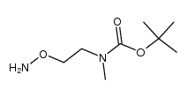 (2-Aminooxy-ethyl)-methyl-carbamic acid tert-butyl ester Structure