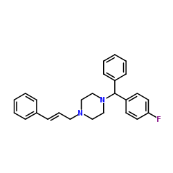 1-[(4-Fluorophenyl)(phenyl)methyl]-4-[(2E)-3-phenyl-2-propen-1-yl]piperazine Structure