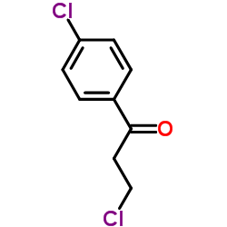 3-Chloro-1-(4-chlorophenyl)-1-propanone structure