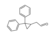 (2,2-diphenylcyclopropyl)acetaldehyde Structure