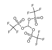 Iod-tris-trifluormethansulfonat Structure