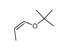 (Z)-tert-butyl propen-1-yl ether结构式